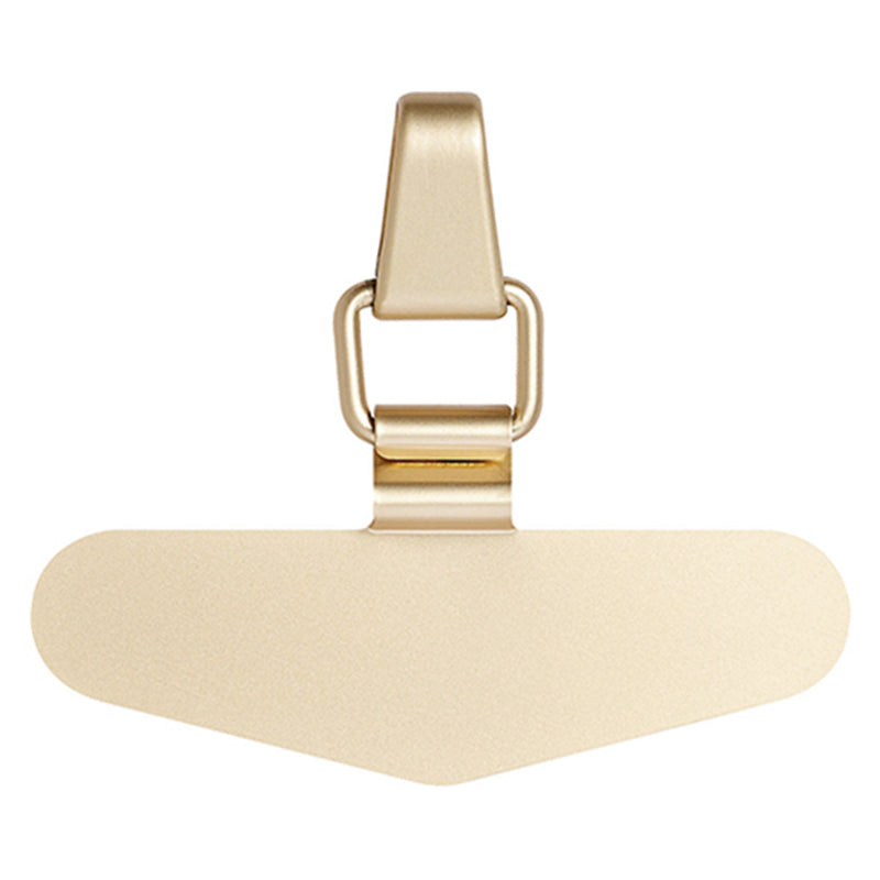 Universal Phone Tether Tab Triangle Metal Patch Pad for Phone Lanyard Strap Universal Phone Tether Tab Triangle Metal Patch Pad for Phone Lanyard Strap